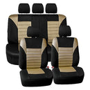 FH GROUP PREMIUM UNIVERSAL FIT 3D AIR MESH SEAT, TRUCK SUV VAN, 5 SEATERS, BEIGE - Like New