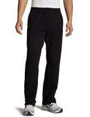 RUSSELL ATHLETIC MEN'S DRI POWER FLEECE OPEN BOTTOM SWEATPANTS Men's XL Black - Like New