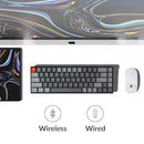 KEYCHRON K6 MECHANICAL KEYBOARD 65 WIRELESS GAMING KEYBOARD BROWN SWITCH - Like New
