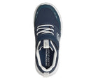404172L Skechers for Kids Boys' Skechers Glide-Step Flow Navy/White Size 13 - Brand New