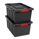 Sterilite 14669004 27 Gallon/102 Liter Industrial Tote 14669004 - Red - Brand New
