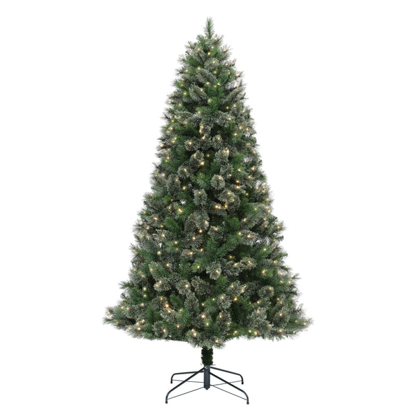 PHILIPS 7.5' PRELIT CHRISTMAS TREE WITH 500 BICOLOR LED LIGHTS - GREEN - Like New