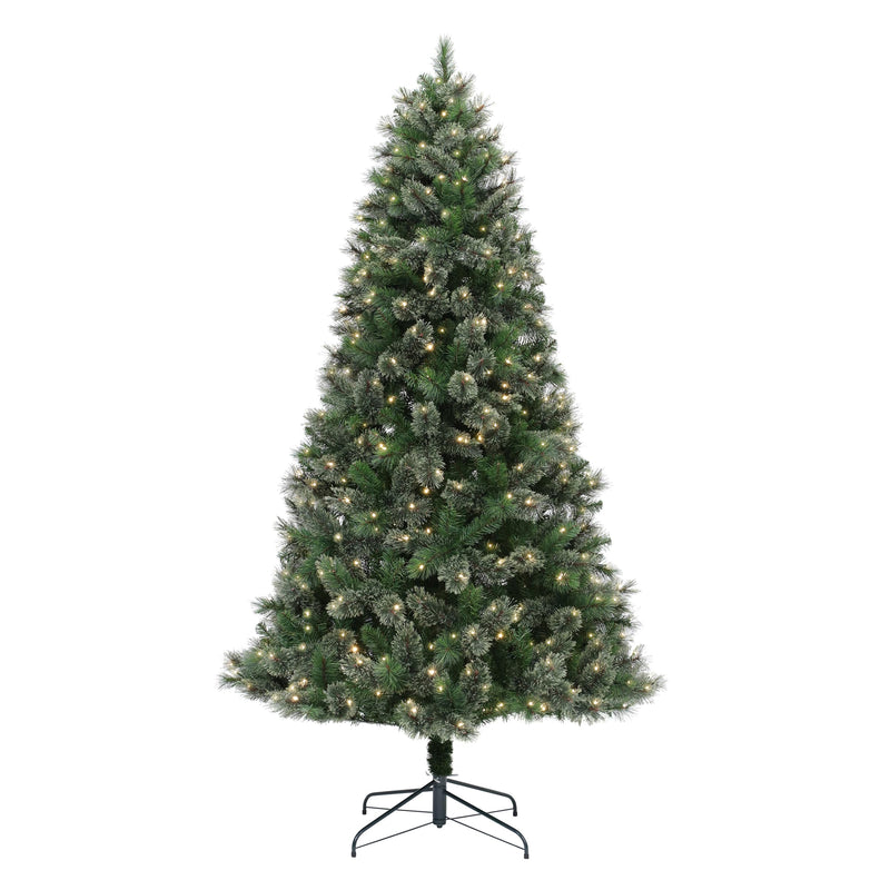 PHILIPS 7.5' PRELIT CHRISTMAS TREE WITH 500 BICOLOR LED LIGHTS - GREEN - Like New