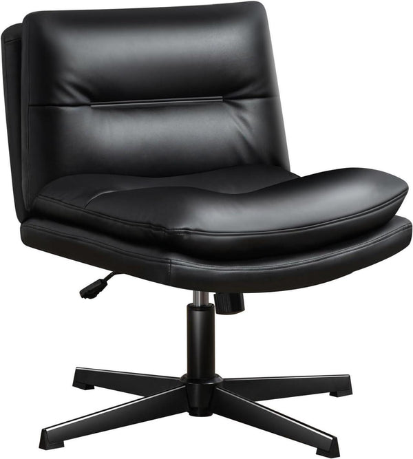 DARK ECHO DARKECHO OFFICE CHAIR ARMLESS DESK CHAIR H280 - BLACK - Like New