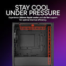 COOLER MASTER ELITE 301 LITE MICRO-ATX HIGH AIRFLOW MINIMALIST PC - BLACK - Like New