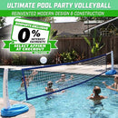 GoSports Splash Net PRO Pool Volleyball Net, Includes 2 - Scratch & Dent