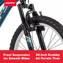 HUFFY HIGHLAND MOUNTAIN BIKE - 20" WHEELS - 7 SPEEDS - EMERALD GLOSS - Brand New