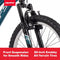 HUFFY HIGHLAND MOUNTAIN BIKE - 20" WHEELS - 7 SPEEDS - EMERALD GLOSS - Brand New