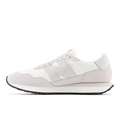 MS237DB NEW BALANCE MEN'S 237 V1 SNEAKER SIZE 4 WHITE/GRAY MATTER - Like New