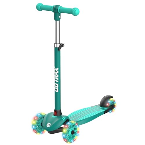 GOTRAX KS1 KIDS KICK SCOOTER, LED LIGHTED WHEELS, RECOMMENDED AGE: 2-8 - GREEN - Like New