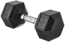 Amazon Basics Rubber Hex Dumbbell Hand Weight - 30LB - Black - Like New