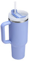 STANLEY QUENCHER H2.0 TUMBLER WITH HANDLE, STRAW 40 OZ - HYDRANGEA - Like New
