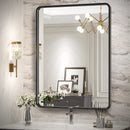 Brightify Black Bathroom Mirror 20" x 28" Rectangular Framed Mirror SY3035-20X28 - Like New