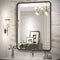 Brightify Black Bathroom Mirror 20" x 28" Rectangular Framed Mirror SY3035-20X28 - Like New