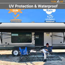 YESCAMP RV AWNING FABRIC REPLACEMENT HEAVY DUTY WEATHERPROOF 4PLY 18.5OZ VINYL - Like New