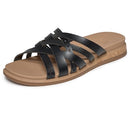 114712 Skechers Bobs Women's DESERT KISS LOW-SUNNY STROLLS BLK SIZE 7 - Like New