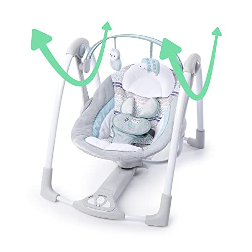 Ingenuity Compact Lightweight Portable Baby Swing, 0-9 Months - Abernathy - Like New