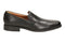 261103128095 Clarks Men's Escalade Slip-On Black Leather Size 10.5 Wide - Like New