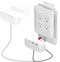 iHome Power Reach Pro Multiple Plug Outlet Extender with 4 Outlets- WHITE Like New
