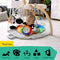 Baby Einstein Zen's Activity Milestones Plush Gym, Wooden Bar - White - Like New
