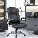 COLAMY HIGH BACK EXECUTIVE OFFICE CHAIR - BLACK - Like New