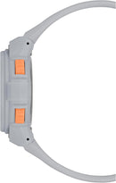 ARMITRON SPORT WOMEN'S DIGITAL CHRONOGRAPH RESIN STRAP WATCH - GRAY ORANGE - Like New