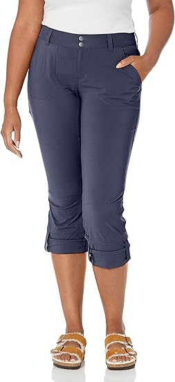 COLUMBIA WOMEN SATURDAY TRAIL STRETCH PANT - SIZE: WOMEN 6 LONG - DARK BLUE - Brand New