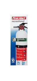FIRST ALERT REC5 RECHARGEABLE FIRE EXTINGUISHER SODIUM BICARBONATE-White - Brand New