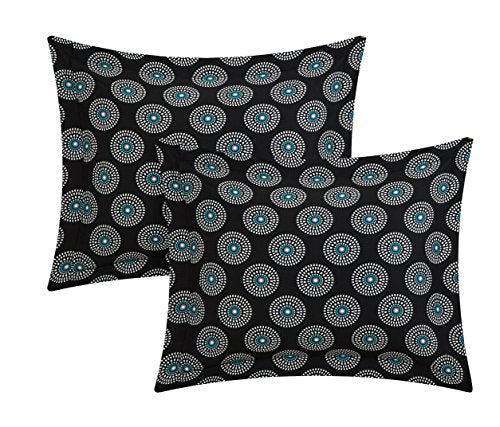 CHIC HOME BLACK REVERSIBLE BED IN A BAG COMFORTER SET MORNINGTON - BOHO PAISLEY - Like New
