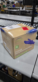 POWDER-FREE NITRILE GLOVES MEDICAL 90 /CASE - 10 CASES/BOX  SIZE: XL - BLUE - Brand New