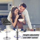 BestMassage PU Leather Bar Stools Modern Swivel Dinning Kitchen Chair Set of 2 - Like New