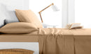 HOME SWEET HOME DREAMS MILANO 1000 THREAD COUNT 4 PC SHEET QUEEN - TAUPE - Like New