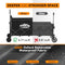 LASHAKE COLLAPSIBLE FOLDABLE WAGON, LARGE CAPACITY HEAVY DUTY WAGON Cart -BLACK - Brand New