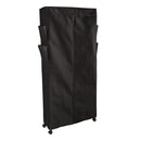 HONEY CAN DO ROLLING SHOE RACK UP TO 30 PAIRS SHO-08863 - BLACK/SILVER - Like New