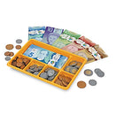 LEARNING RESOURCES CANADIAN CURRENCY-X-CHANGE,211 pieces, ages 5+ - MULTICOLOR - Like New