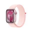 APPLE WATCH SERIES 9 GPS CELLULAR 41MM ALUMINUM LIGHT PINK SPORT LOOP PINK - Like New