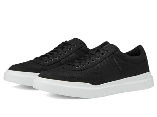 C38536 Men's Grandpro Rally Canvas Ii Sneaker Black/Optic White Size 13 - Like New
