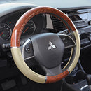 BDKUSA Steering Wheel Cover - Dark Wood Grain - Brand New