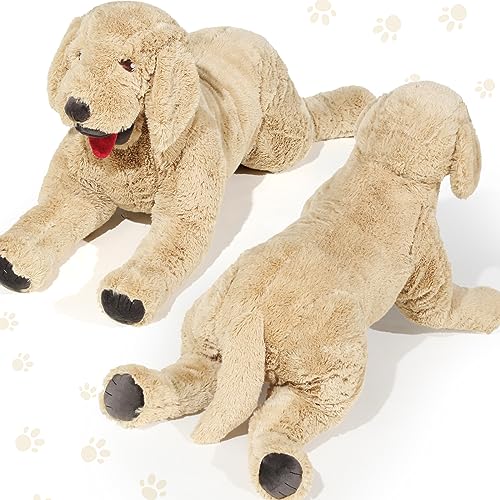 Dog Plush Stuffed Animals Plush47.2 Inch Soft Cuddly Golden Retriever Stuffed - Like New
