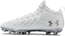 3022667 Under Armour Mens Spotlight Select Mid Mc Cleats White 100 Size 11 - Like New