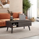 WLIVE Lift Top Coffee Table with Hidden Storage adjustable shelf - Grey - Brand New