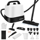 WIRQO STEAM CLEANER WITH 24-PIECE ATTACHMENTS, MULTIPURPOSE STEAMER -WHITE - Like New