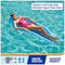 SWIMWAYS SPRING FLOAT INFLATABLE POOL LOUNGER HYPER-FLATE VALVE 6069485 BLUE - Like New