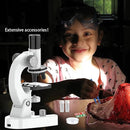 NMM MICROSCOPE 200 X 4800 X MAGNIFYING GLASS CHILDREN, PORTABLE MICROSCOPE SET - Like New