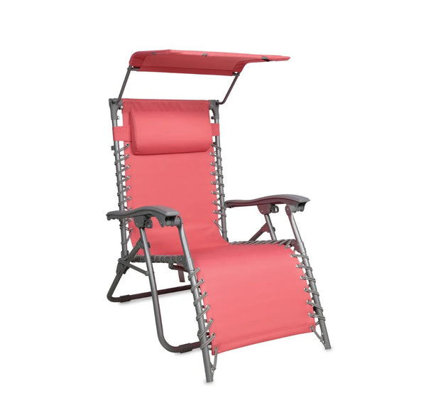 Bliss Hammocks 26" Gravity Free Beach Chair GBC-026-CL - CORAL - Like New