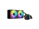GAMDIAS AURA GL240 V2 240mm AIO Liquid CPU Cooler, Rotatable Pump Cover, 2 x