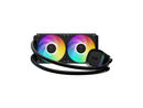 GAMDIAS AURA GL240 V2 240mm AIO Liquid CPU Cooler, Rotatable Pump Cover, 2 x