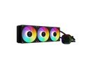 GAMDIAS Aura GLV2 360mm AIO Liquid CPU Cooler, Rotatable Performance 10-Pole