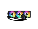 GAMDIAS Aura GLV2 360mm AIO Liquid CPU Cooler, Rotatable Performance 10-Pole
