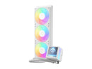 GAMDIAS CHIONE P5-360 Liquid CPU Cooler, 360mm AIO w/Customizable 3.4" IPS LCD,